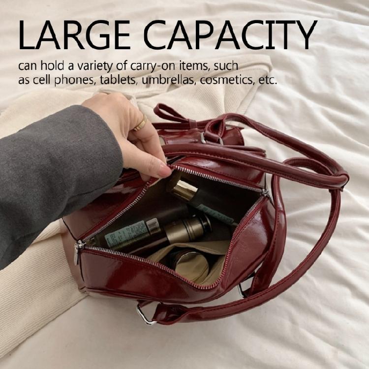 Shoulder Bags for Girl Women Solid Color Handbag Underarm Bag