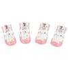 4Pcs Golden Mesh Mesh Dog Shoes Breathable Puppy Paw Shoes Breathable Pet Boots  Teddy Bichon