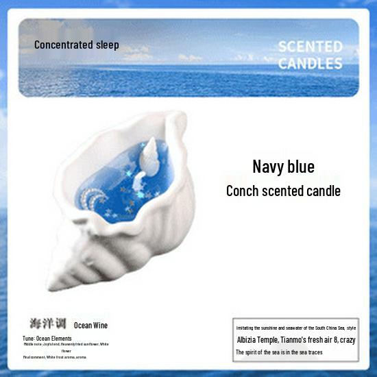 

Ароматическая свеча «Ракушка» - Креативное украшение ручной работы для дня рождения и спальни, Долгоиграющий домашний аромат