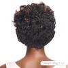 Parrucca Sintetica Corta Riccia Ombré Marrone, Parrucca Afro Riccia Soffice da Donna per l'Uso Quotidiano
