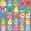 50 Pictures of Little Monster Graffiti Personality Non-infringement Cartoon Children's DIY Mobile Phone Case Suitcase Stickers Waterproof