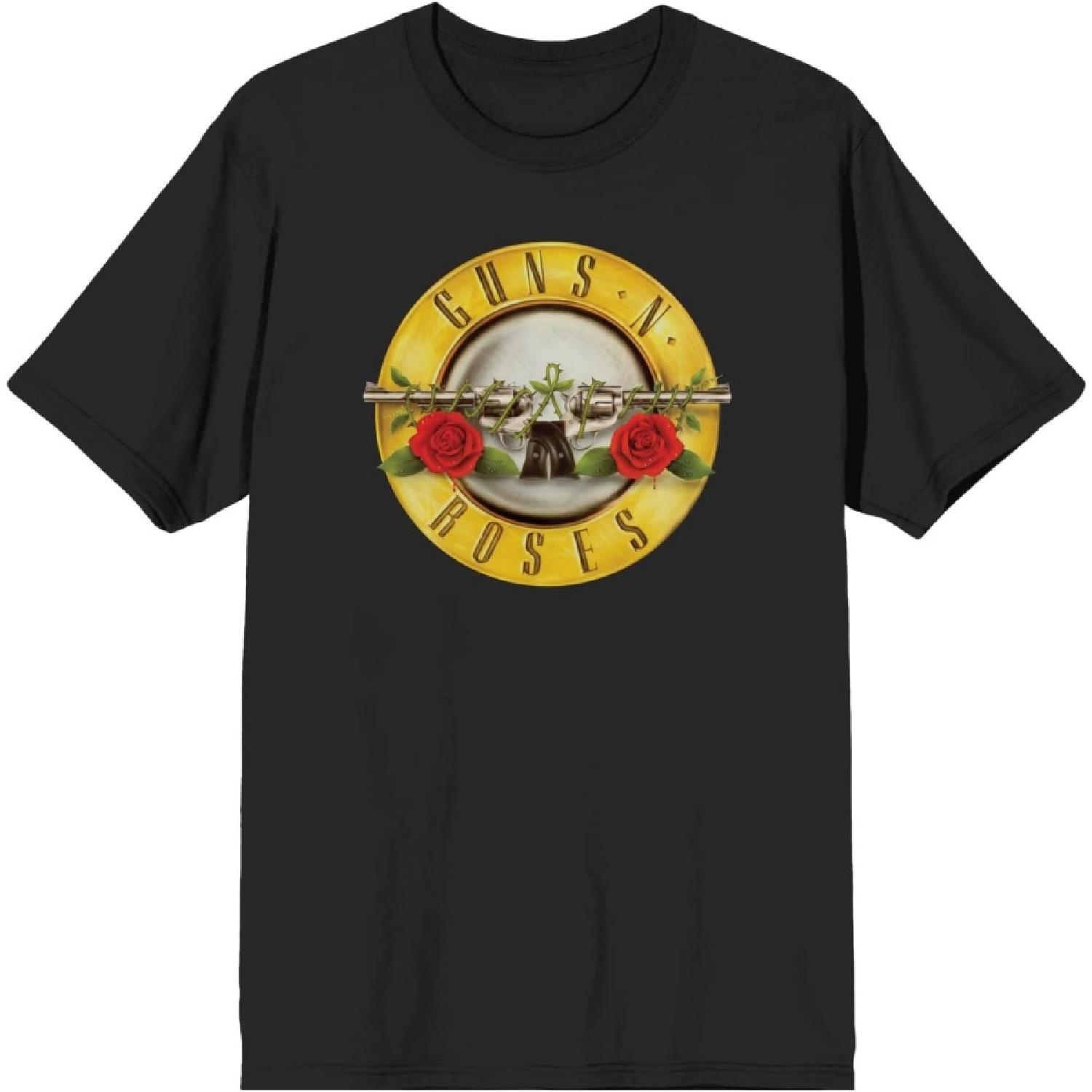 Bioworld Guns N  Roses Classic Logo Black T-Shirt S