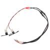 1 Pair Red Led Demon Eye Projector Lens Headlights Retrofit Car Light Accessories