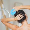 2 Stück Weiche Silikon-Shampoo-Bürstenkopf-Massagebürste Kopfhaut-Massagekamm Körperpflege Badezimmerprodukte Haarewaschen