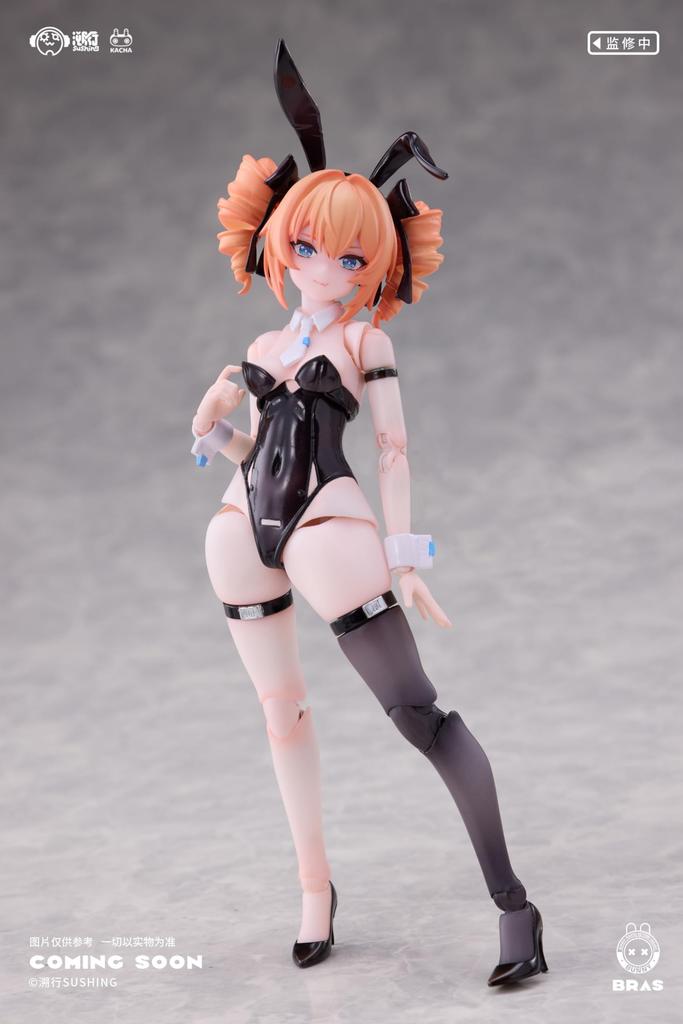 Sushing Rapid Action Sniper Leoni Scale PVC ABS POM Painted Movable Figure "Bunny Squad" 1/12 & &