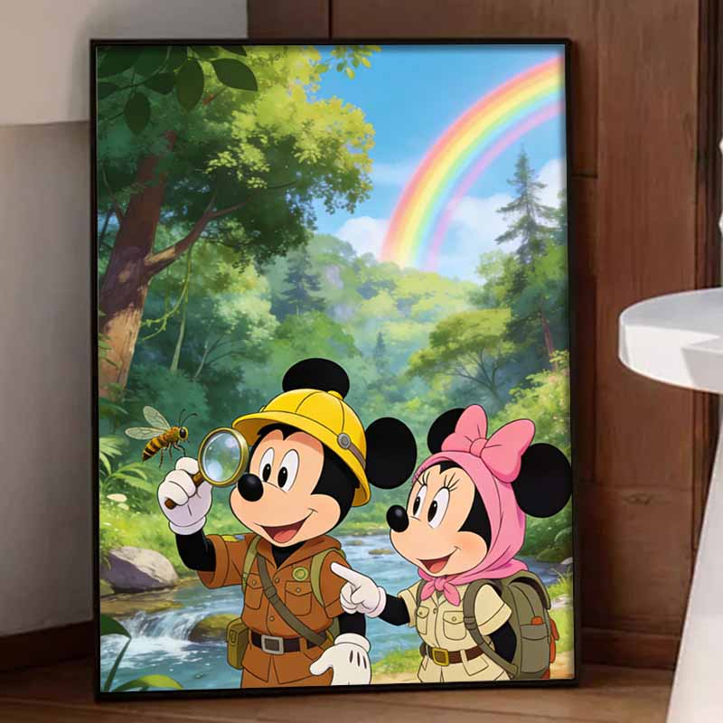 Disney DIY Diamond Painting 5d Full Diamond Cartoon Cross Stitch Diamond Living Room Bedroom Decorative Painting