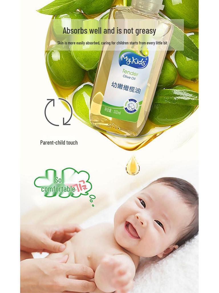 MyKids Baby Olive Oil: Refreshing, Hydrating, and Moisturizing Massage Oil for Children
