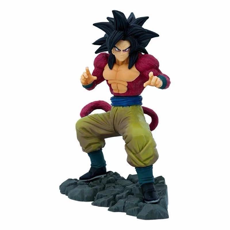 

Dragon Ball Z Anime Figure Son Goku Figure SSJ4 PVC Action Figure Collection Model Playthings Gifts great for daily use no retail box