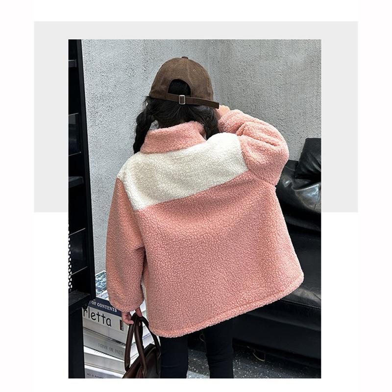 Warm Jackets Girls Children Autumn Winter Outerwear Kids Velvet Coats Teenager Fashion Padded