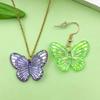 10/12pcs 22*30mm Colorful Butterfly Charms Acrylic Pendants for DIY Bracelet Necklace Earrings Jewelry Making Accessories