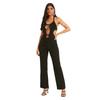 Missy Empire Womens/Ladies Cut Out Knitted Front Tie Jumpsuit