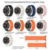 No Gap Silicone Band for Samsung Galaxy Watch 8 40mm 44mm Magnetic Strap for Galaxy Watch 8 Classic 46mm Sports Bracelet Correa