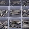 150 Pcs 304 Stainless Steel Cotter Pins Small Cotter Pins 15 Sizes Hardware Pins Heavy Duty Cotter Pin Assortment Kit
