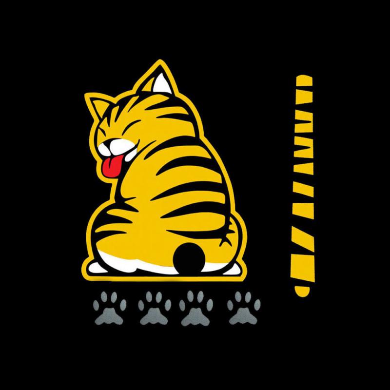NEW Car Rear Windshield Reflective Wiper Sticker Wagging Tail Cat Sticker Car Decoration Sticker Styling Accessories