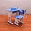 Dollhouse Mini Classroom Desk Chair Simulated Stationery Pencil Case Set Model For Doll House Furniture Decoration Accessories