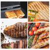 1400W 220V Electric Large Sandwich Maker Machine Grill Plate Kitchen Breakfast Maker Non-stick Coating Plate For Gift