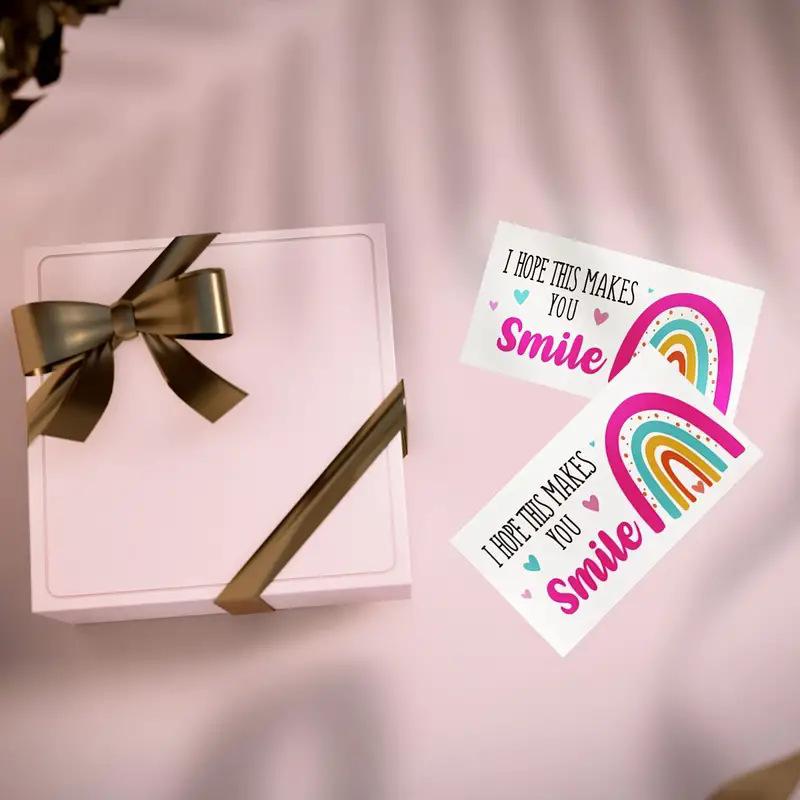 50 Cards/pack, I Hope This Makes You Smile. Thank You Cards, Shopping Cards, Buying Thank You Cards for Customers, Commercial Cards