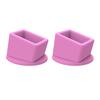 2Pcs Car Seat Belt Buckles Holder Universal Silicone Easy Access Vehicle Seatbelt Booster Automotive Safety Belt Fixer Accessories