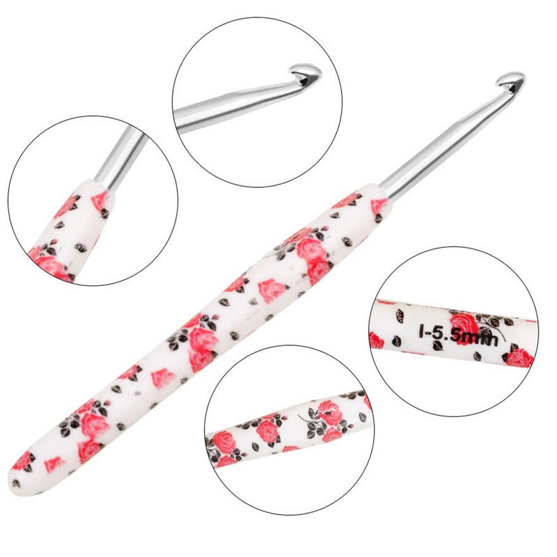 Häkelnadel Set Set von 14X Häkelnadeln Für Anfänger Mit Etui Handstrick Kunstwerkzeuge Häkelnadeln Weben Garn Kits