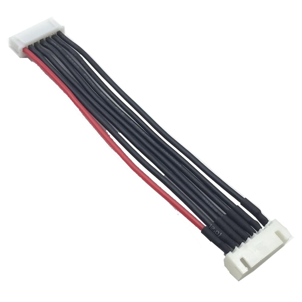 Maihuijia 10pcs JST-XH Balance Plug Male to Female 2S 3S 4S 5S 6S Charging Extension Cord 15cm Balance Cord for RC Lithium Battery (6S)