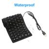 85 Keys Portable USB Mute Silicone Foldable Wired Keyboard for Laptop/Computer