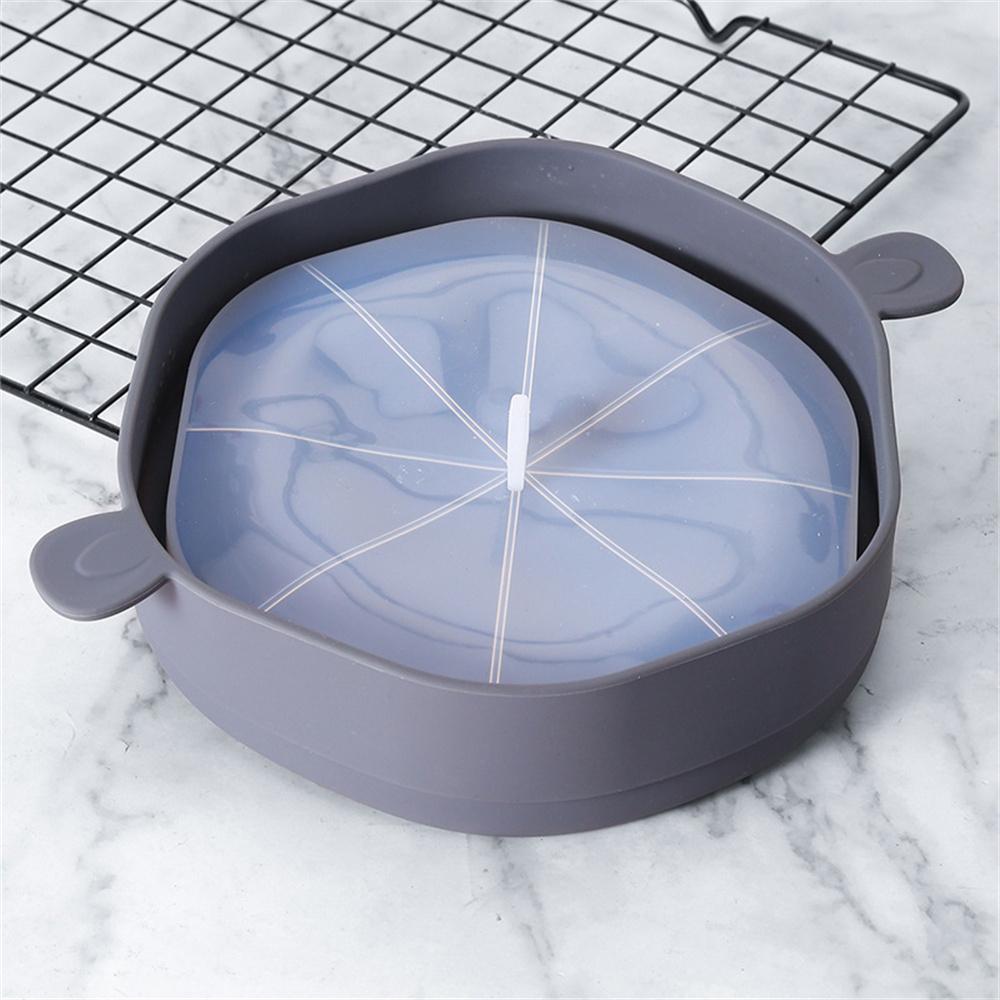 Silicone Popcorn Bowl With Lid Microwave Popcorn Bucket Creative Foldable Popcorn Maker High Temperature Resistant Popcorn