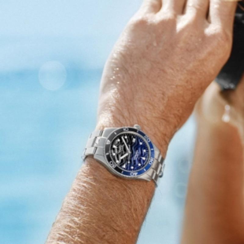 Mido Navigator Serie Wellen Uhr Automatisches Mechanisches Uhrwerk 200 Edelstahlgehäuse Edelstahl Edelstahlarmband M026.907.11.041.00