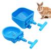 5Sets Rabbit Water Bowls Automatic Drinker Rabbit Cage Water Bowl for Rabbit Fox Mink Pet Farm Animals Drinking Bowls