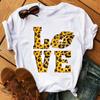 Graphic T-Shirt Women Clothing Harajuku Heart Print Aesthetic Basic O-Neck Tops Casual Tshirt Tee Fashion Roupas Femininas