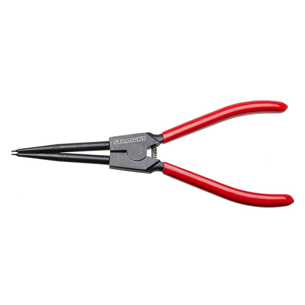 

STRAIGHT Snap Ring Straight Nose Pliers, (for Shafts), 220mm, 12-3701