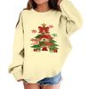 Children's Fashionable Casual Long-sleeved Loose Christmas Print Pullover Sweatshirt