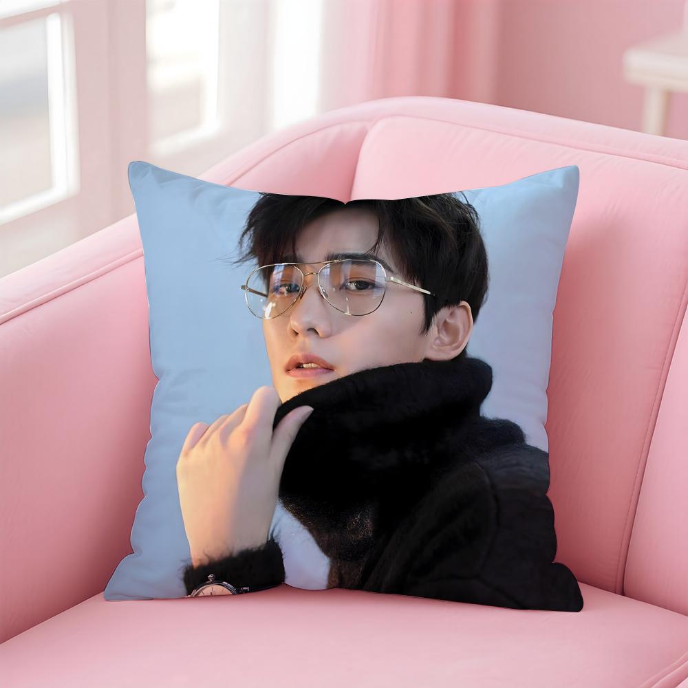 actor handsome YYang Yang Cushion Cover Pillow Case Soft Skin Friendly Fabric  Concealed Zipper