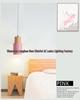 Nordic Solid Wood Macaron Pendant Light - Modern, Creative Lighting for Restaurants, Bars, and Bedrooms.
