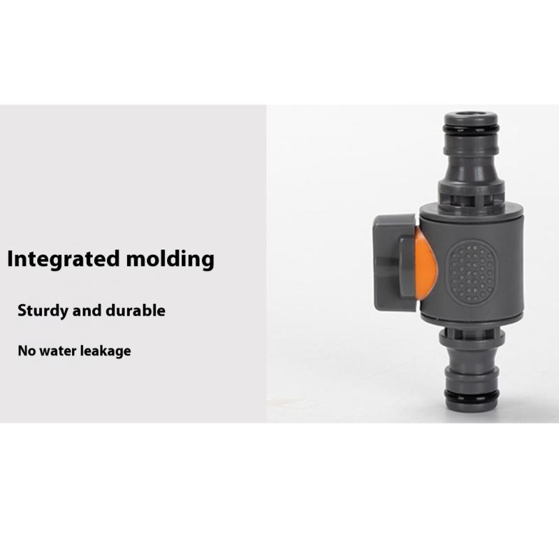 Garden Hose Shut Off Coupler Quick Connection Coupler with Shut Off Valved Garden Hose Coupler Hose Connector Pipe Joiner