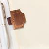 Magnetic Bookmarks Faux Leather Pen Holder Personalized Bookmark Meaningful Gift for Women Teachers Book Lovers