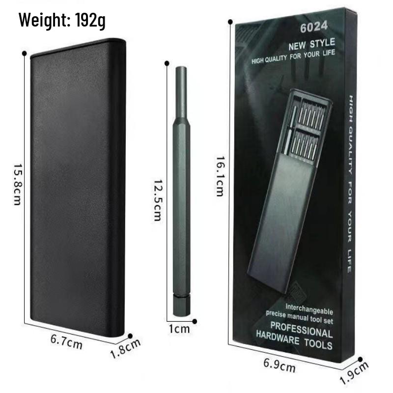 24-in-1 Precision Mobile Repair Tool Set - Multifunctional 25-Piece Screwdriver Kit