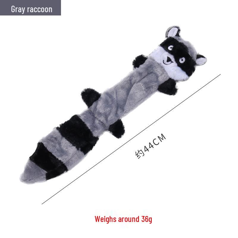 Leather Shell Interactive Chew-Resistant Plush Dog Toy