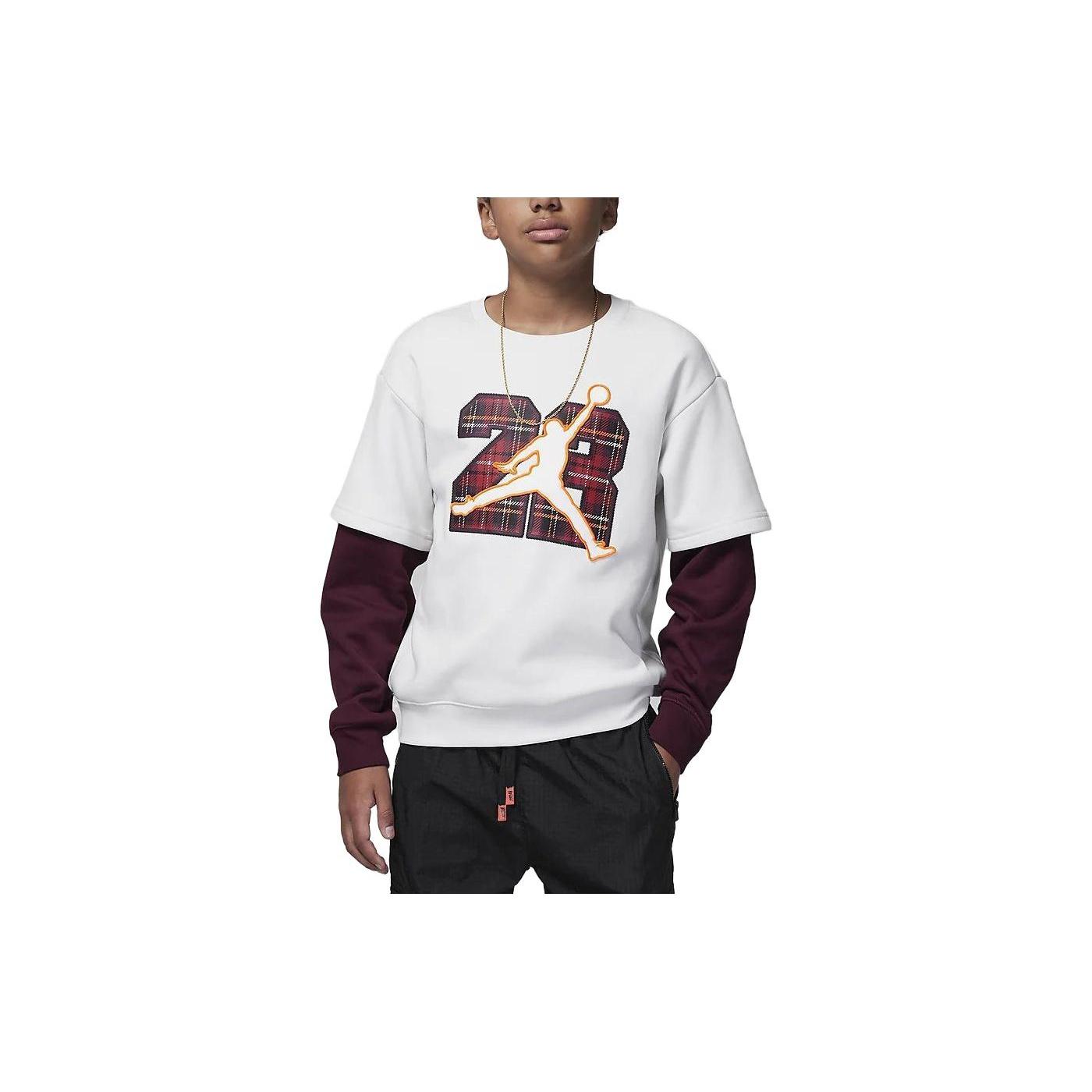 (PS) Air Jordan 23 2fer Crew Top Phantom Kids FZ1677-030 XL