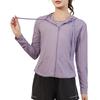 Korean Style Long Sleeve Hooded Sports Jacket - Slimming, Breathable, Quick-Dry for Yoga and Running