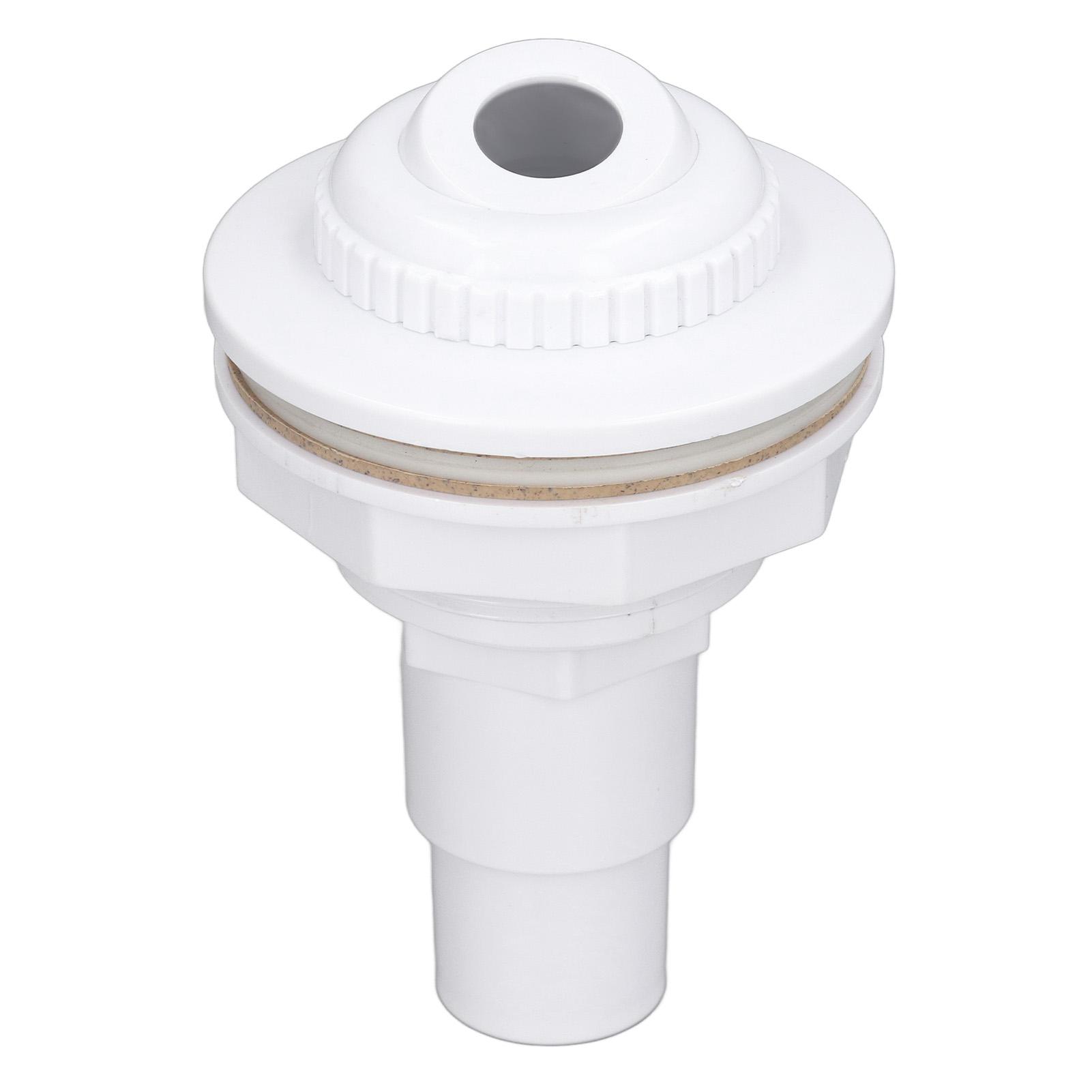 

Complete Return Outlet Jet Fitting for Above Ground Swimming Pool with Gasket 1in Pipe Adapter