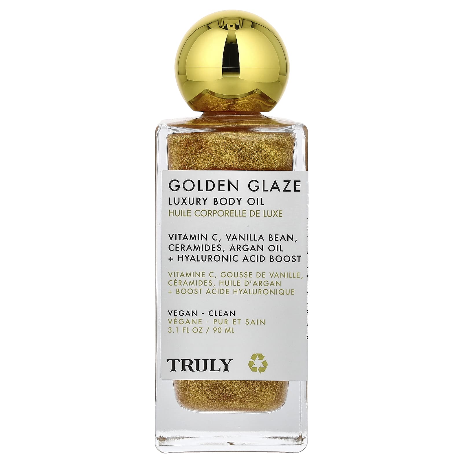 

Truly Beauty, Роскошное масло для тела Golden Glaze, 90 мл (3,1 жидких унций)