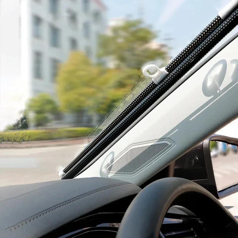 Car Windshield,Bedroom,Kitchen Telescopic Window Sunshade,Retractab Sunshade Roller Shutter, Heat-insulating Louver Curtain