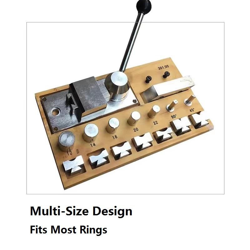 Mini Ring Bending Machine 12-22mm Jewelry Forming Rolling Gold Beating Tools for Crafting - Accurate Jewelry Making Equipment