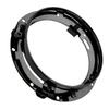 7 inch Car Headlight Round Ring Mounting Bracket for Jeep Wrangler (Black)