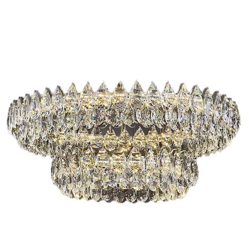 Light Luxury Crystal Chandelier with Eye Protection