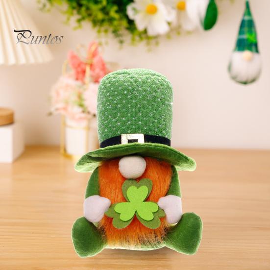 Svatý. Patrick's Day Trpasličí skřítek Hračka Velký nos Dlouhé vousy Rozkošný vzhled Rudolph Panenka Bez tváře