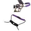 Nylon Rope Bow Archery Wrist Sling Adjustable Bows Arrows Wrist Rope for Hunting Shooting Purple
