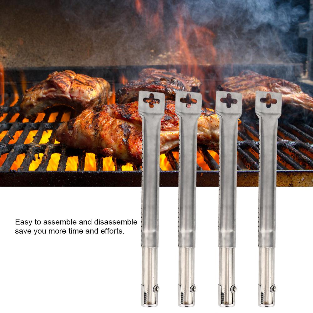 4pcs Telescopic Stainless Steel Pipe Tube Burners BBQ Grill Parts Replacement for Brinkmann