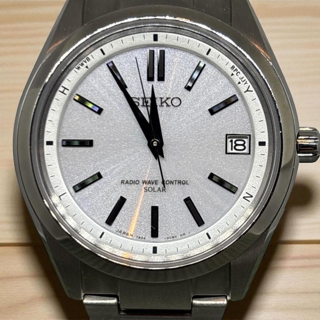 [USED] Seiko Radio Solar Titanium Brightz 7B24-0BH0