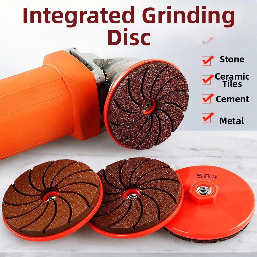 Integrated Polishing Angle Grinder Discs Ceramic Tile Edge Trimming Pad Mutipurpose Grinding Tool For Marble Porcelain-Granite